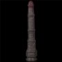 16'' Dual Layered Bendable Silicone Cock XXL(Black) - 9