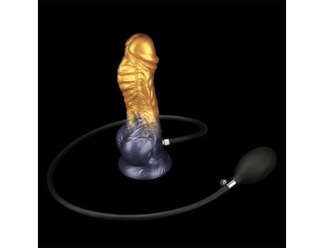 8'' Dual Density Silicone Inflatable Dildo - 9