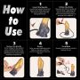 8'' Dual Density Silicone Inflatable Dildo - 15