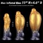 8'' Dual Density Silicone Inflatable Dildo - 18