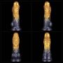 8'' Dual Density Silicone Inflatable Dildo - 17