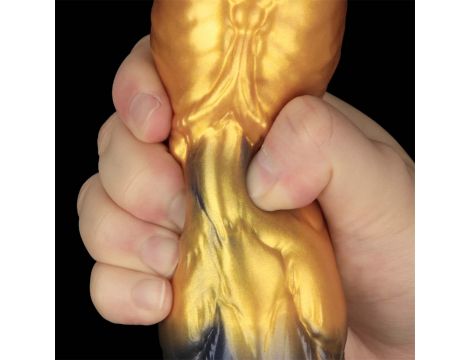 10'' Dual Density Silicone Inflatable Dildo - 18