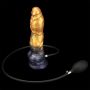 10'' Dual Density Silicone Inflatable Dildo - 9