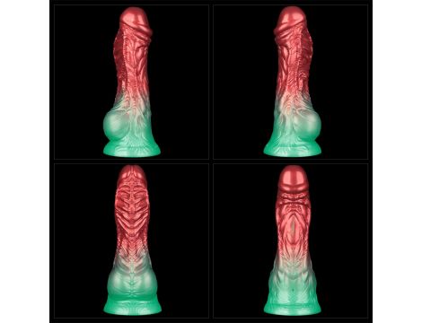 8'' Dual Density Silicone Inflatable Dildo - 19