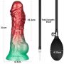 8'' Dual Density Silicone Inflatable Dildo - 3
