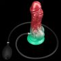 8'' Dual Density Silicone Inflatable Dildo - 10
