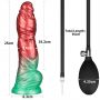 10'' Dual Density Silicone Inflatable Dildo - 5