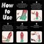 10'' Dual Density Silicone Inflatable Dildo - 4