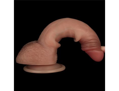 7.5'' Sliding Skin Pro Dual Layer Silicone Dong - 8