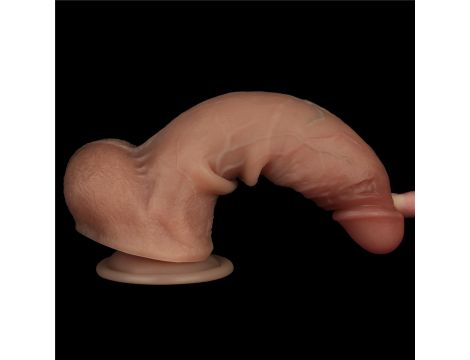 8.5'' Sliding Skin Pro Dual Layer Silicone Dong - 13
