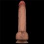 9'' Sliding Skin Pro Dual Layer Silicone Dong - 16