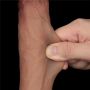 9'' Sliding Skin Pro Dual Layer Silicone Dong - 10
