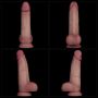 8'' Sliding Skin Pro II Dual Layer Silicone Dong - 14