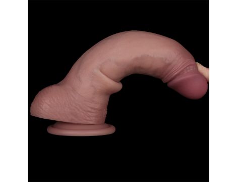 8.5'' Sliding Skin Pro II Dual Layer Silicone Dong - 10