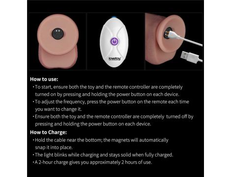 8" Vibrating Sliding Skin Pro II Dual Layer Silicone Dong - 6