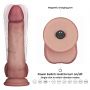8" Vibrating Sliding Skin Pro II Dual Layer Silicone Dong - 2