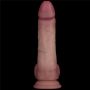 8" Vibrating Sliding Skin Pro II Dual Layer Silicone Dong - 6
