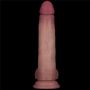 8.5" Vibrating Sliding Skin Pro II Dual Layer Silicone Dong - 6