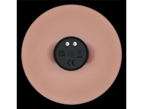 9" Vibrating Sliding Skin Pro II Dual Layer Silicone Dong - 10