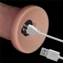 9" Vibrating Sliding Skin Pro II Dual Layer Silicone Dong - 19