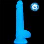 Dildo Lovetoy Lumino Play świecące niebieskie - 4