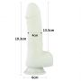 Dildo silikonowe świecące w ciemności Lovetoy Lumino Play 19 cm - 2