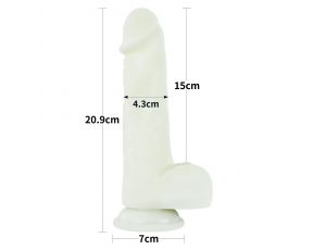 Dildo Lovetoy Lumino Play silikonowe świecące 20 cm