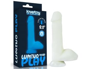 Dildo Lovetoy Lumino Play silikonowe świecące 20 cm