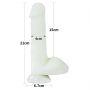 Dildo Lovetoy Lumino Play silikonowe świecące 20 cm - 3