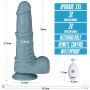 11'' Rechargeable Thrusting and Vibrating Silicone Dildo with Remote - 5