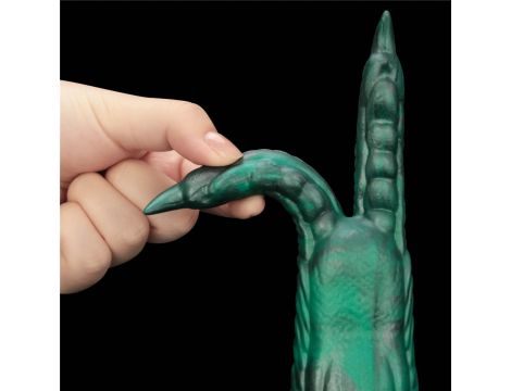 Dildo wibrujące podwójne pazury silikonowe Lovetoy 19 cm - 9