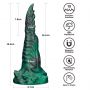Dildo wibrujące podwójne pazury silikonowe Lovetoy 19 cm - 3