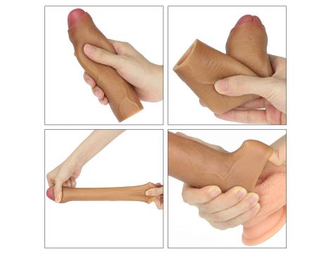 Add 1"" Revolutionary Silicone Nature Extender Uncircumcised - 3