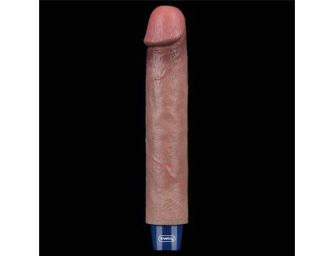 9" REAL SOFTEE Rechargeable Silicone Vibrating Dildo - 4