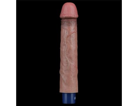 9" REAL SOFTEE Rechargeable Silicone Vibrating Dildo - 3