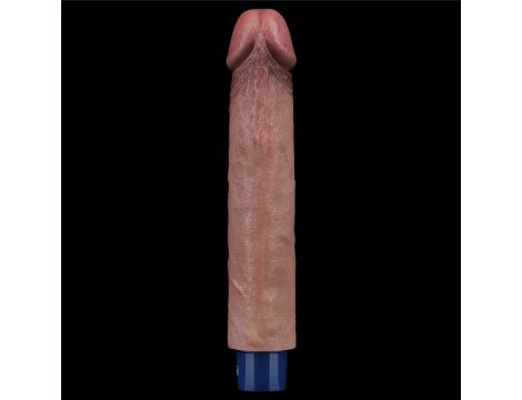 9" REAL SOFTEE Rechargeable Silicone Vibrating Dildo - 12
