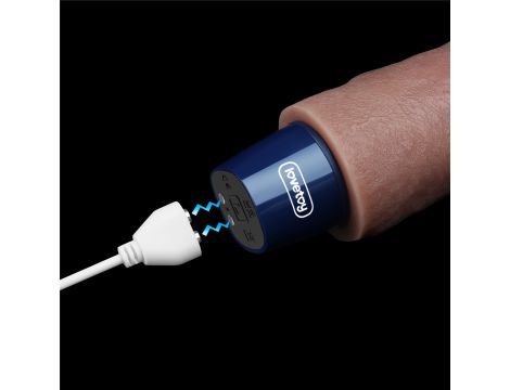 9" REAL SOFTEE Rechargeable Silicone Vibrating Dildo - 14