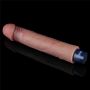 9" REAL SOFTEE Rechargeable Silicone Vibrating Dildo - 11