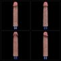 9" REAL SOFTEE Rechargeable Silicone Vibrating Dildo - 14