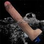10.5" REAL SOFTEE Rechargeable Silicone Vibrating Dildo - 16