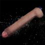 10.5" REAL SOFTEE Rechargeable Silicone Vibrating Dildo - 11