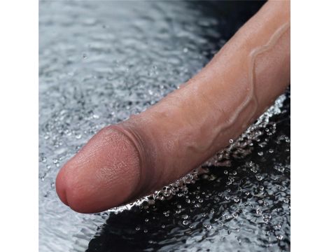 11" REAL SOFTEE Rechargeable Silicone Vibrating Dildo - 6