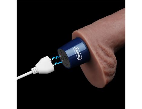 11" REAL SOFTEE Rechargeable Silicone Vibrating Dildo - 16