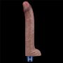 11" REAL SOFTEE Rechargeable Silicone Vibrating Dildo - 4