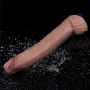 11" REAL SOFTEE Rechargeable Silicone Vibrating Dildo - 11