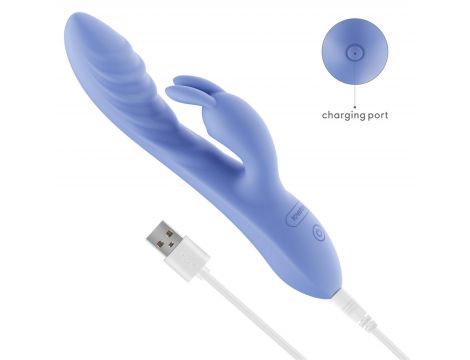 Wibrator króliczek Lovetoy Swirl silikonowy USB 20.5 cm - 9