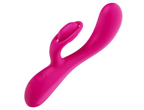 Wibrator króliczek silikonowy Lovetoy LAllure Swirl USB 20 cm - 17