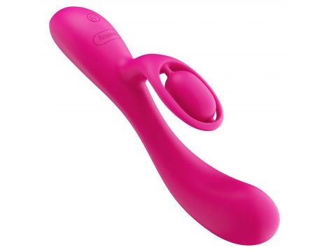 Wibrator króliczek silikonowy Lovetoy LAllure Swirl USB 20 cm - 6