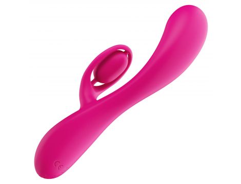 Wibrator króliczek silikonowy Lovetoy LAllure Swirl USB 20 cm - 9