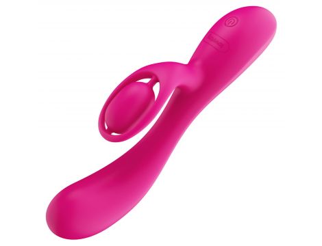 Wibrator króliczek silikonowy Lovetoy LAllure Swirl USB 20 cm - 7